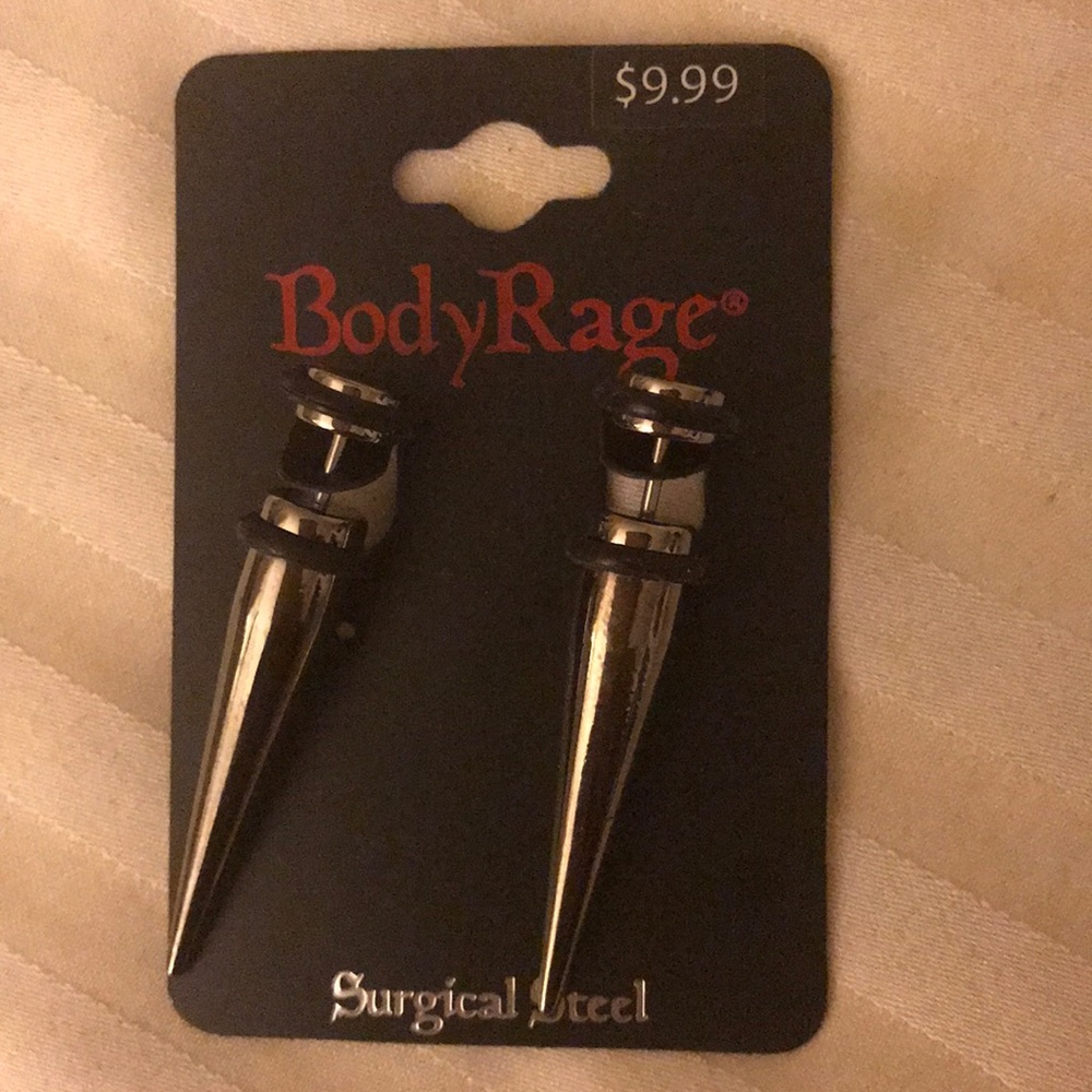 Body Rage Surgical Steel Faux Tapers